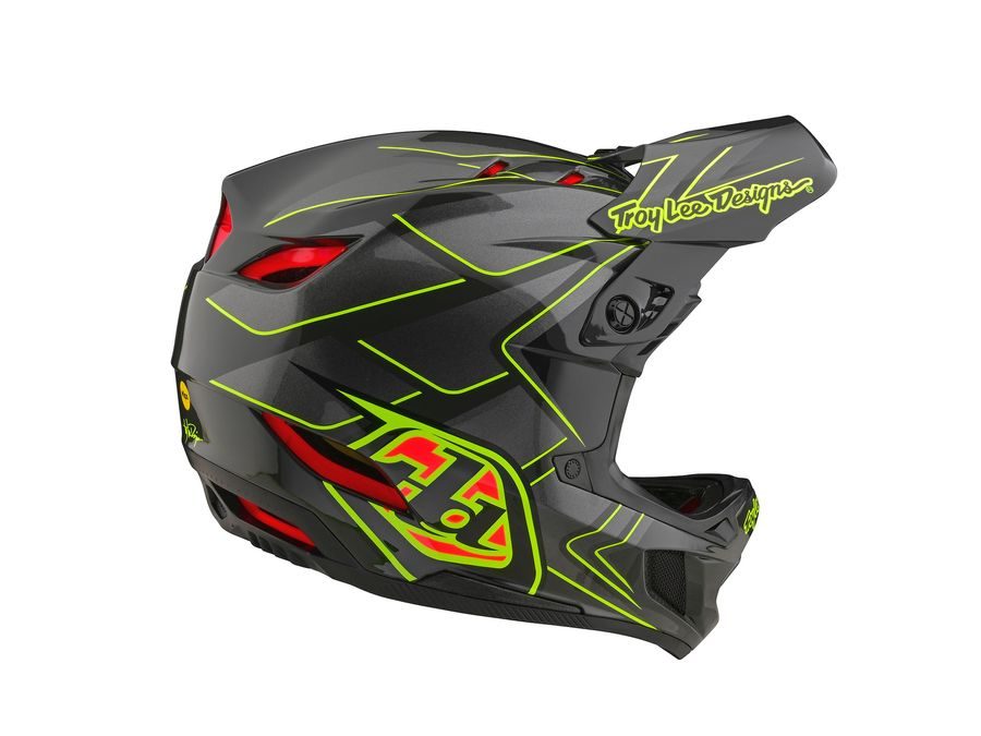 Integrální helma Troy Lee Designs D4 COMPOSITE GHOSTWING GRAY 2024