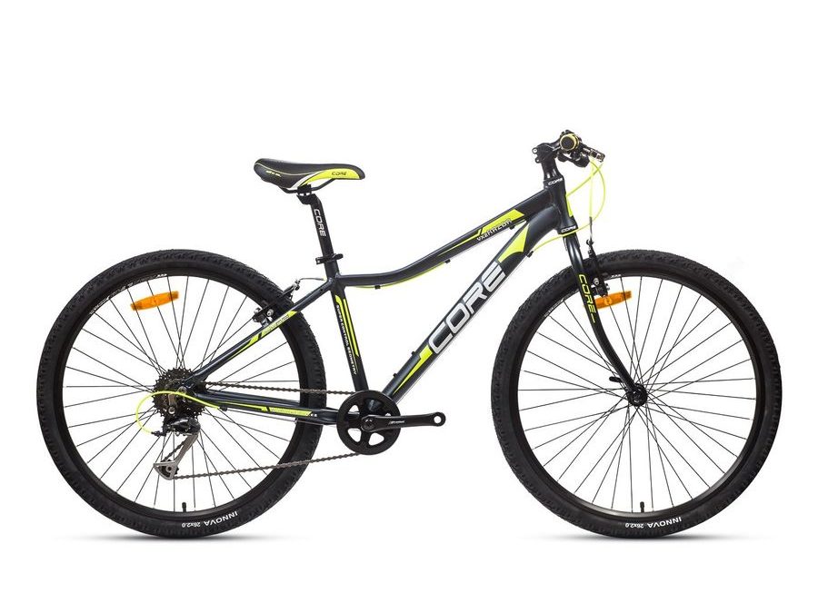 Dětské kolo Core Razor 26", černo-žlutý, 1x9s, s pevnou vidlicí 2025