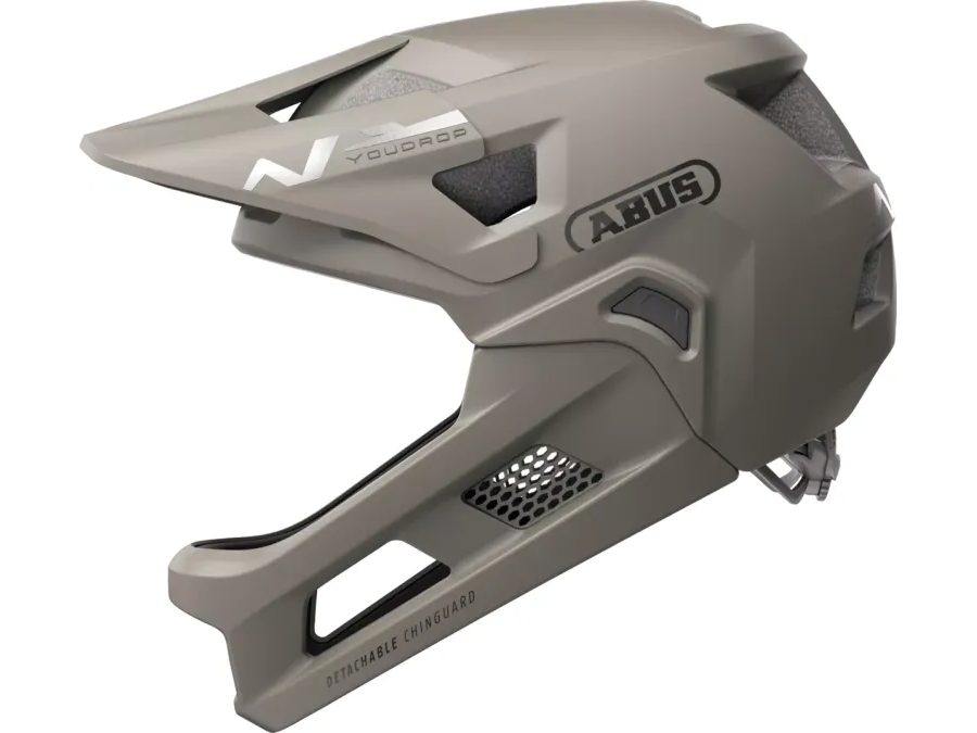 Dětská integrální helma ABUS YouDrop FF Grey