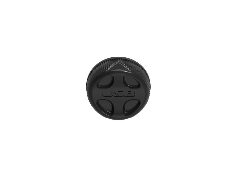 Náhradní víčko světla LEZYNE LIGHT END CAP - FEMTO USB DRIVE FRONT BLACK