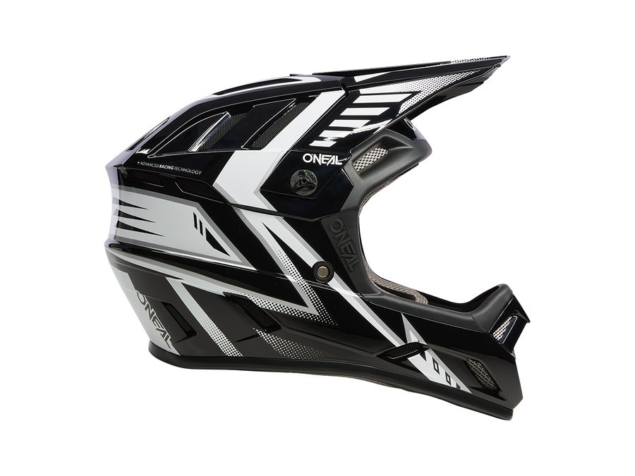 Integrální helma Oneal Backflip Zombie - černo/bílá