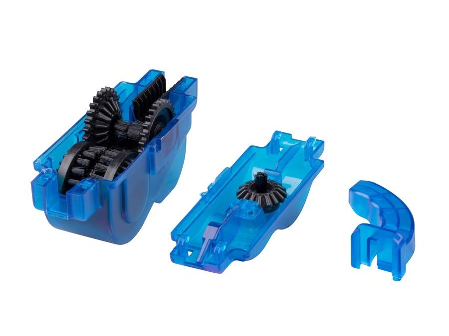 Čistička řetězů Force ECO plast s rukojetí, modrá