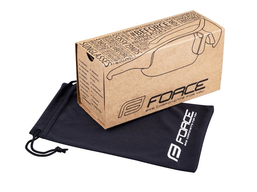 Brýle FORCE APEX, bílo-šedé, černé skla