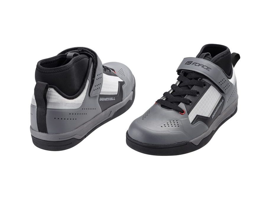 tretry FORCE DOWNHILL FLAT, šedo-černé