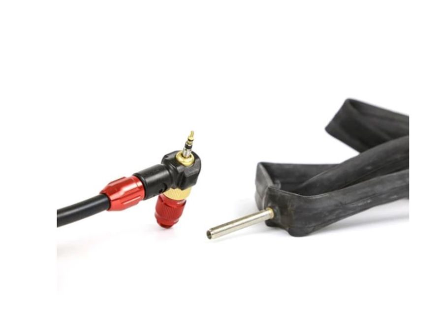 Hlava hustilky LEZYNE PUMP CHUCK ABS-1 PRO HP CHUCK BLACK / RED