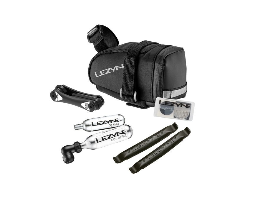 Kit brašna LEZYNE BAG M-CADDY - CO2 KIT BLACK / BLACK