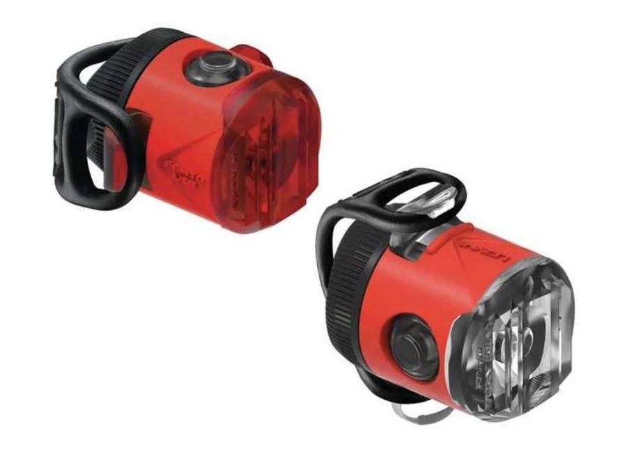 Sada světel LEZYNE LIGHT FEMTO USB C DRIVE PAIR RED