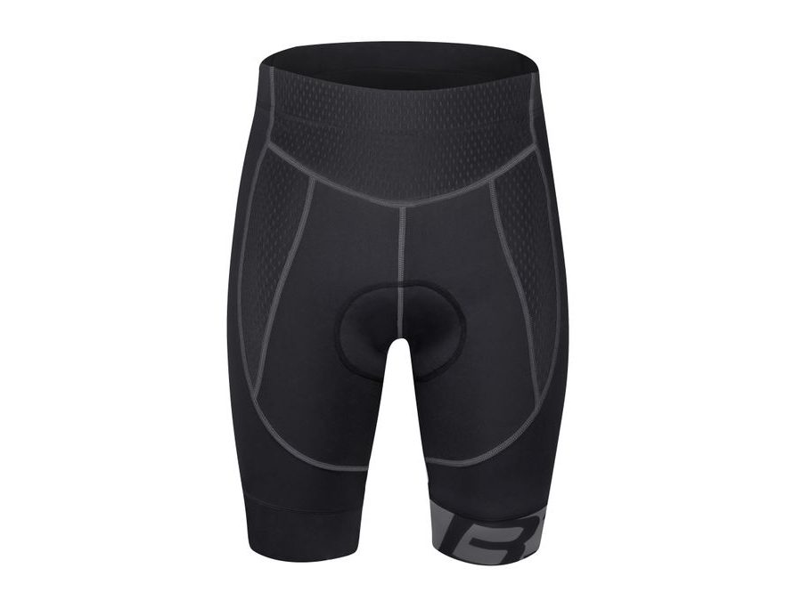 Pánské kraťasy do pasu s vložkou FORCE B30, černo-šedé