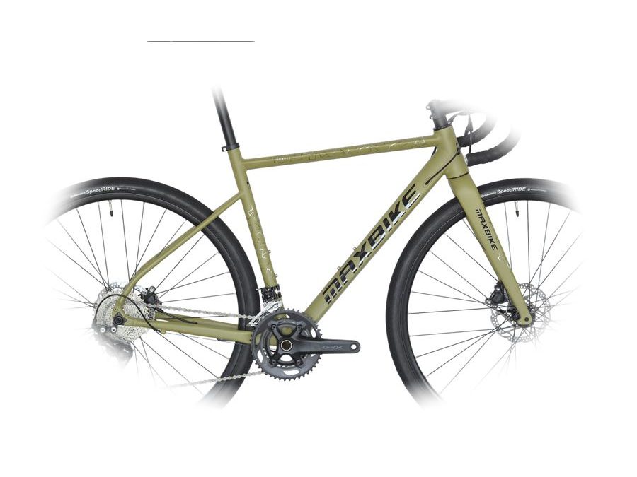 Rámový set Maxbike GRAVEL Al béžový + vidlice + osy