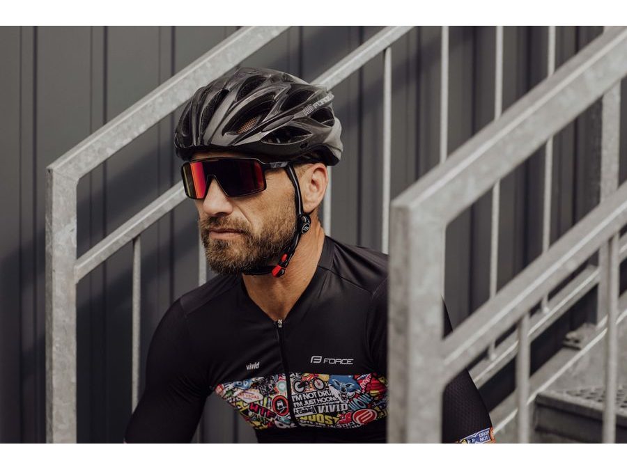 Helma FORCE BULL HUE, černo-šedá