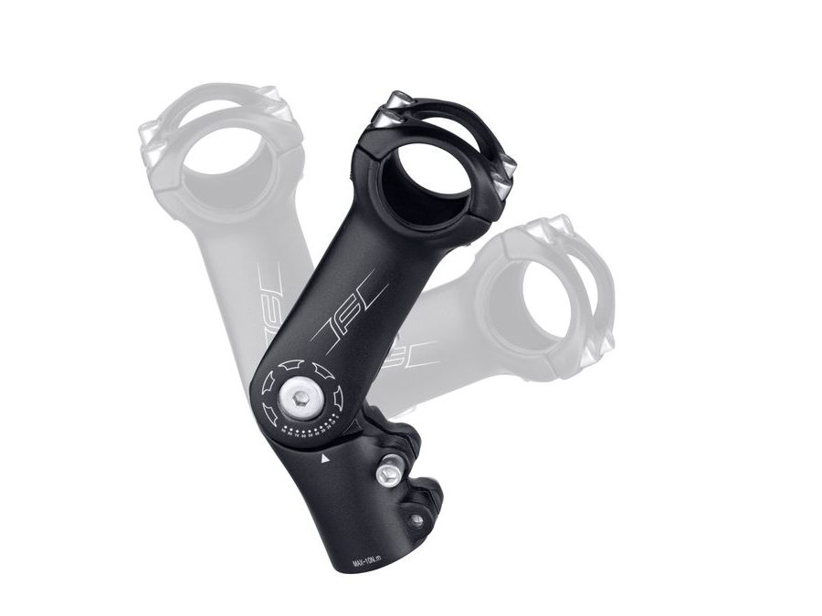 Představec FORCE S6.3 31,8/90mm stavitelný Al, černý