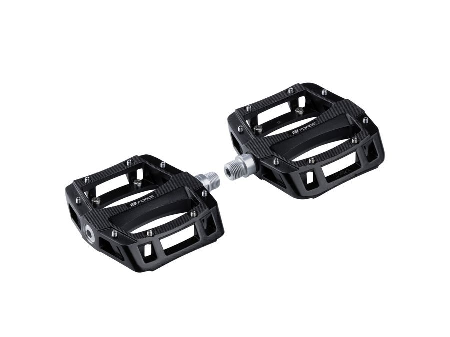 Pedály Force BMX / DOWNHILL hliníkové, černé
