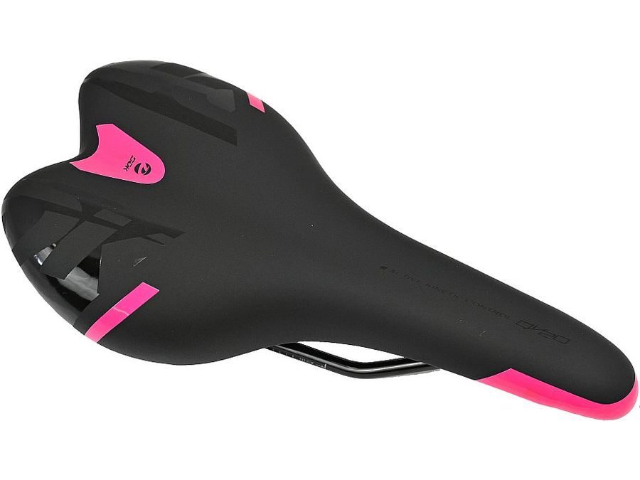 Dámské sportovní sedlo DDK MTB, černo-růžové