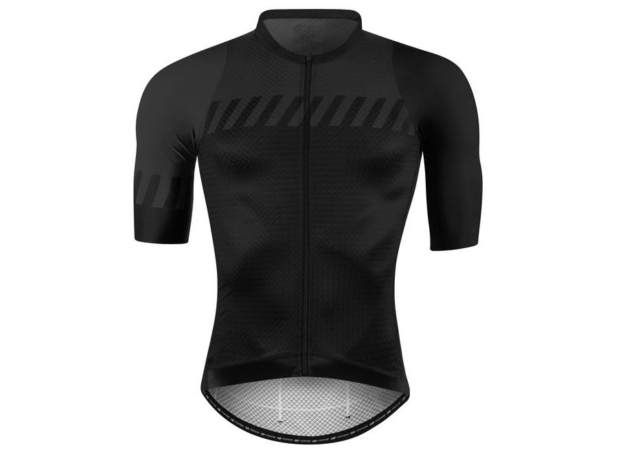 Dres s krátkým rukávem FORCE FASHION, černo-šedý