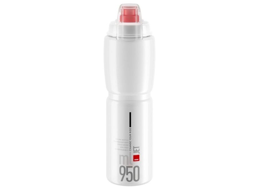 Láhev ELITE Jet Plus 21´ čirá/červená logo 950 ml