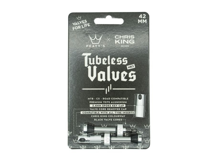 Bezdušové ventilky PEATY'S X CHRIS KING (MK2) BEZDUŠOVÉ VENTILKY 42MM