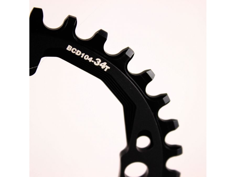 Převodník Manobike Narrow Wide BCD 104 - černý 36z - 12speed