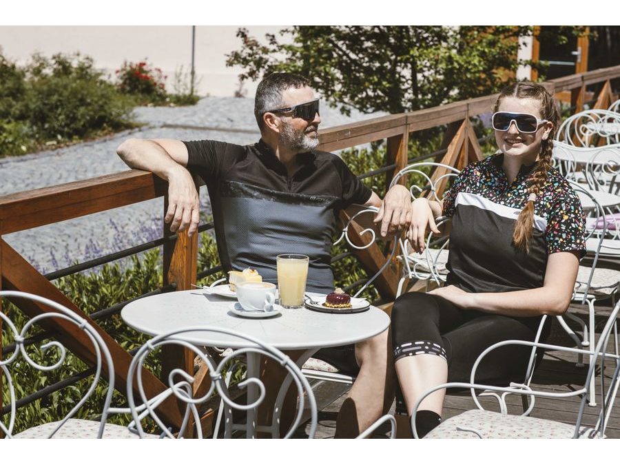 Dámský dres FORCE ROCK LADY krátký rukáv, černý