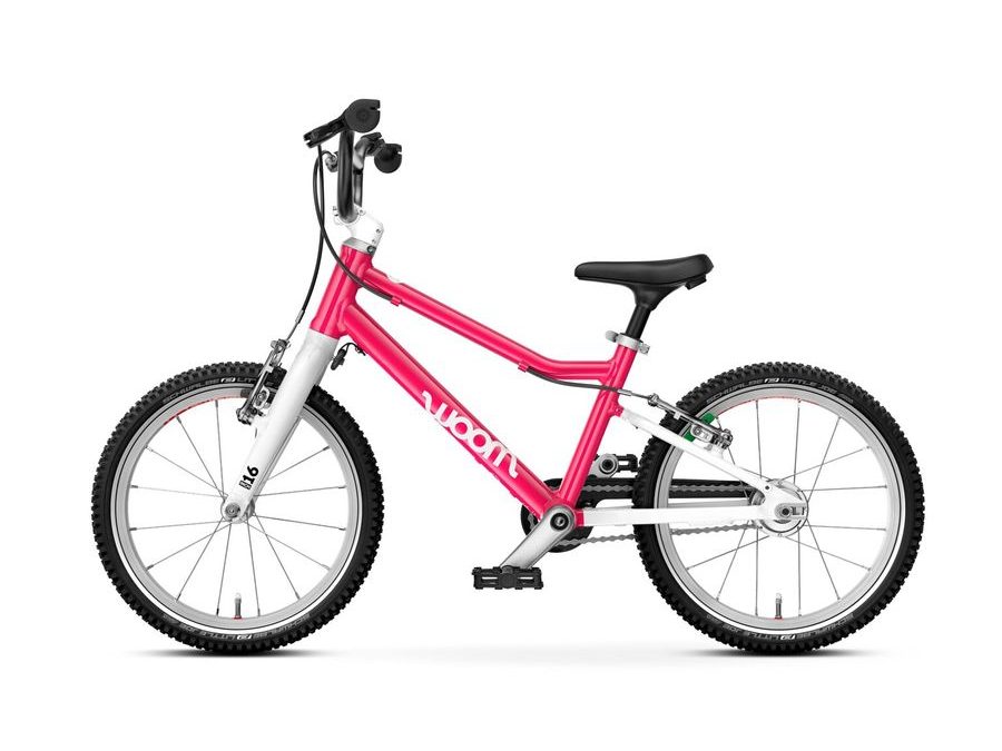 Dětské kolo 16" WOOM 3 AUTOMAGIC Hot Pink (Růžová) 2025