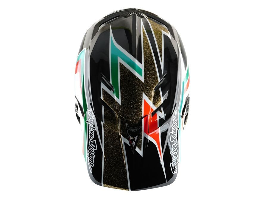 Integrální helma Troy Lee Designs D4 CARBON FRAMES BLACK/GOLD 2025