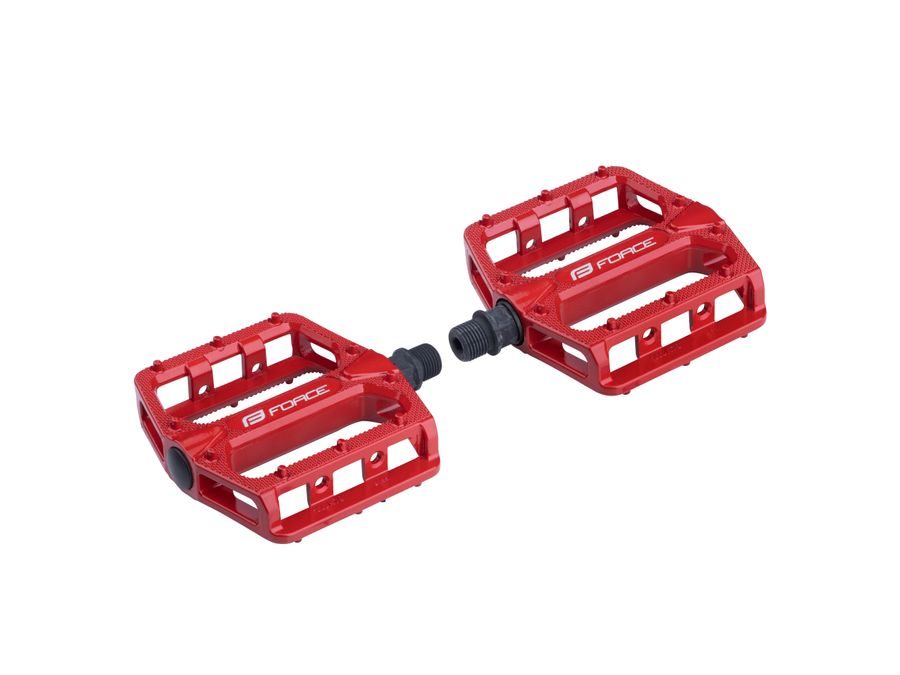 Pedály Force BMX HOT hliníkové, červené
