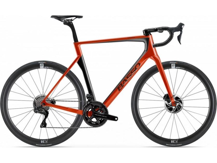 Silniční kolo Basso Diamante SV disc, sunset, Shimano Dura Ace Di2, Microtech RE38, 2023