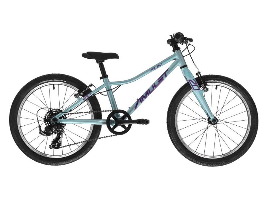 Dětské kolo Amulet 20" FUN SH 8.29kg, celeste blue/purple, 2025
