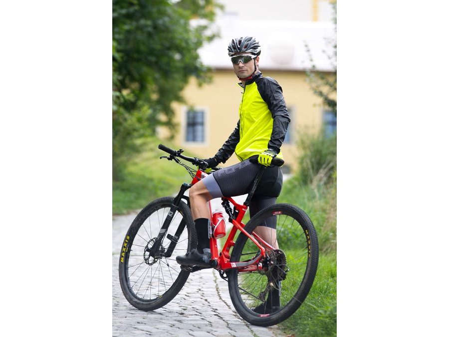 Bunda FORCE WINDPRO neprofuk, fluo-černá