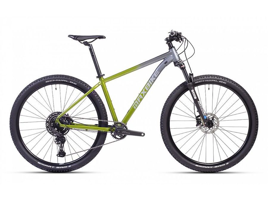 Pánské horské kolo MAXBIKE Taupo 29" černo/zelené 2025