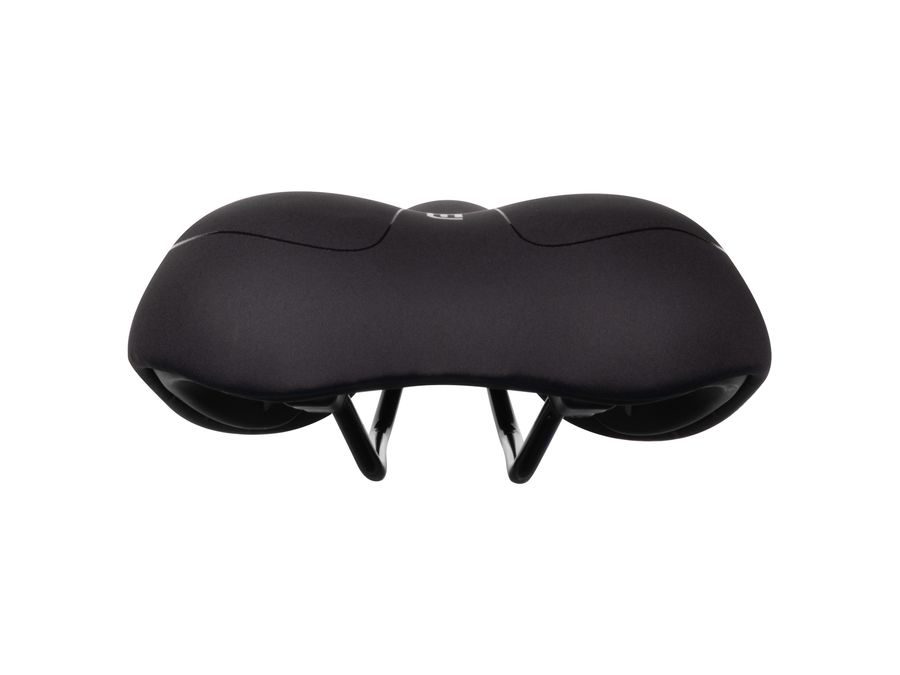 Dámské turistické sedlo FORCE COMFORT GEL, černé