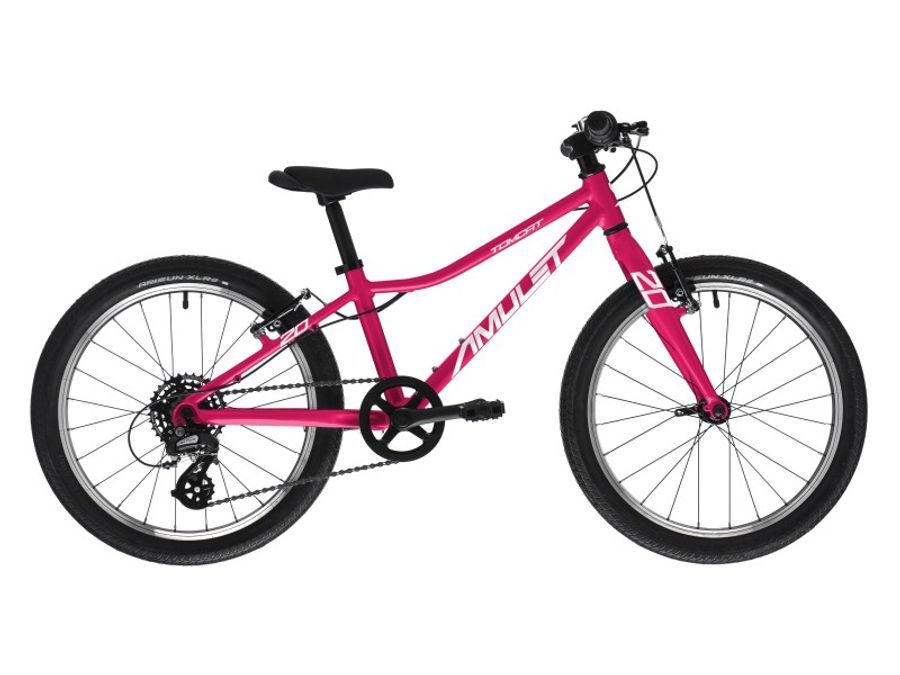 Dětské kolo Amulet 20" Tomcat, 7.99kg, raspberry/silver, 2025