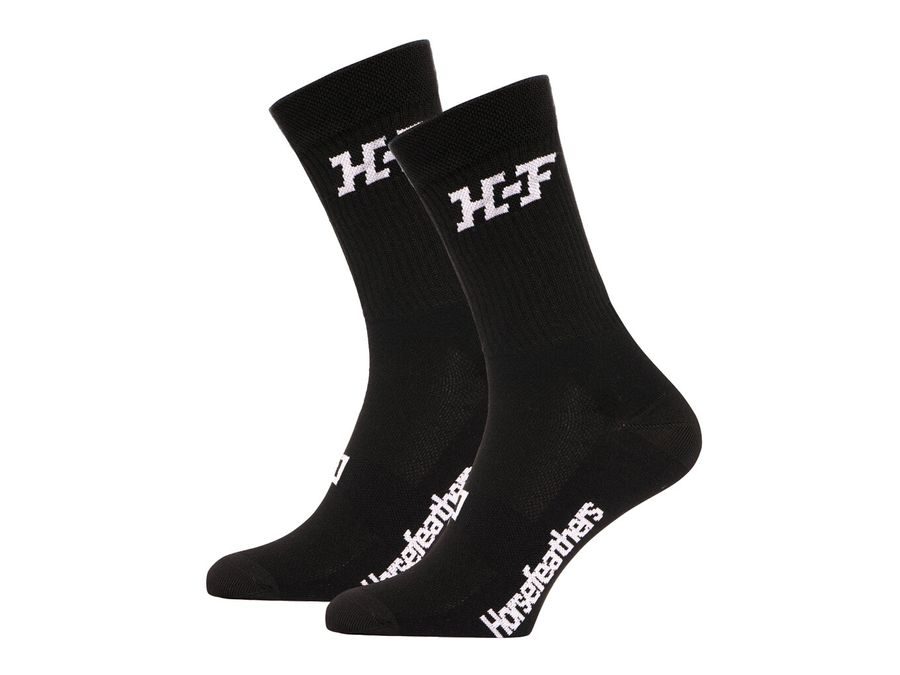 Dětské dlouhé technické funkční ponožky HORSEFEATHERS Jam Long, black