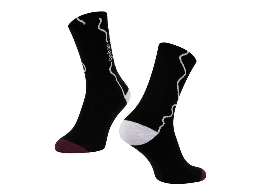 Dlouhé ponožky FORCE ENDLESS, černé