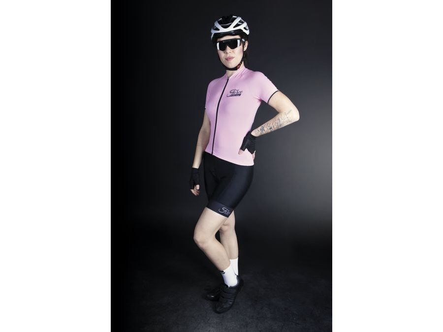 Dámský dres s krátkým rukávem FORCE CHARM LADY, světle růžový