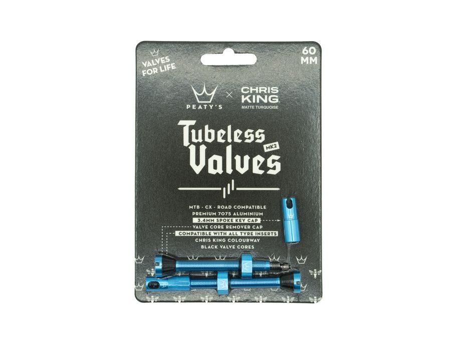 Bezdušové ventilky PEATY'S X CHRIS KING (MK2) BEZDUŠOVÉ VENTILKY 60MM