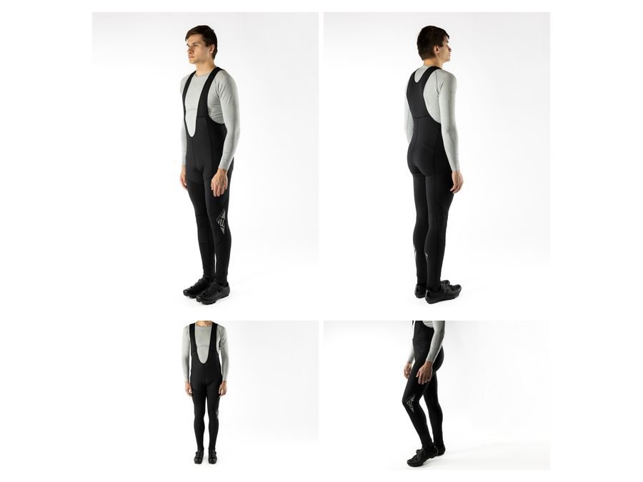 Pánské kalhoty se šráky bez vložky FORCE SHARD WINDSTER, černé