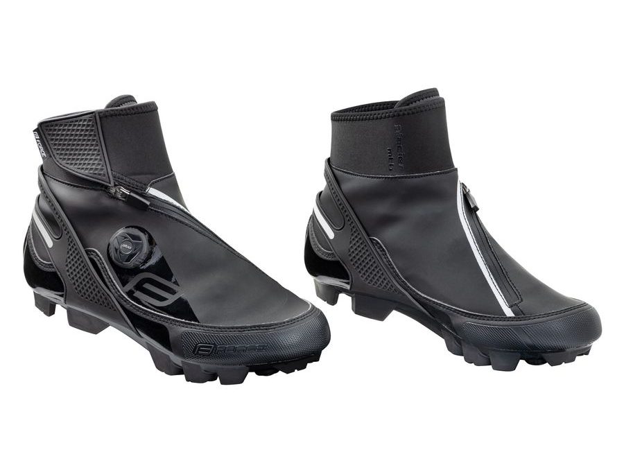 tretry zimní FORCE MTB GLACIER, černé