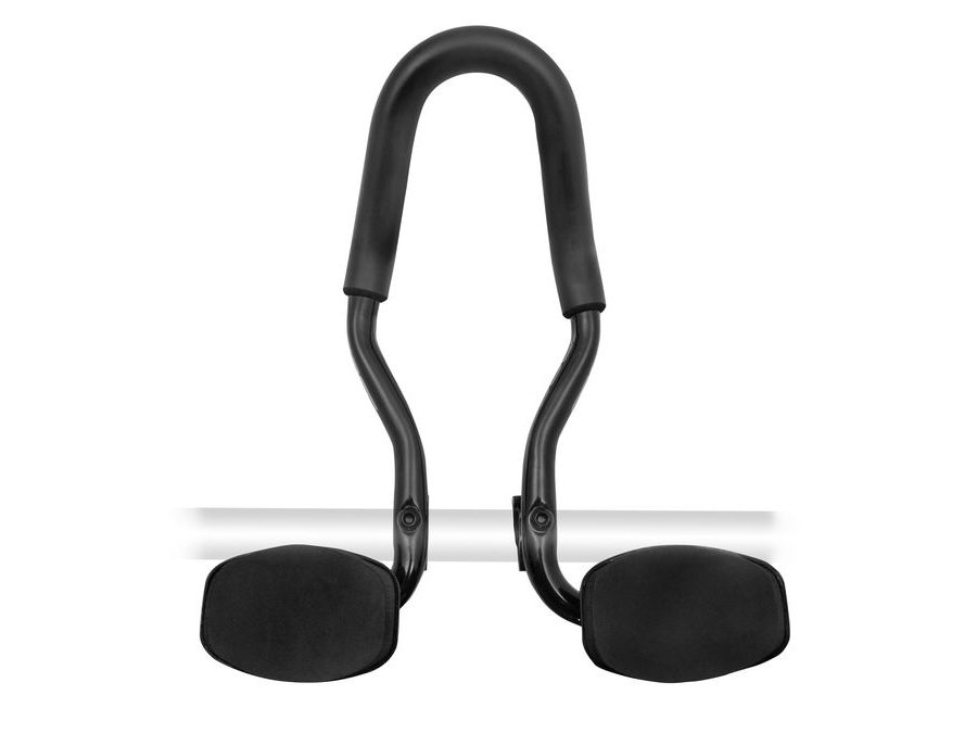 Řídítka nástavce FORCE TRI 31,8 oblouk Al, černé