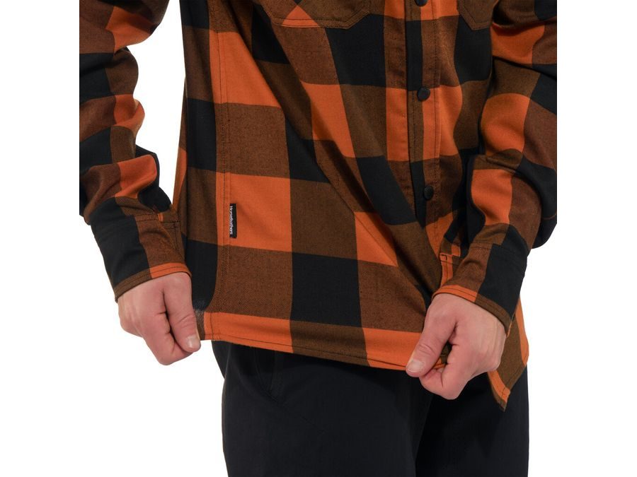 Pánská technická bike košile HORSEFEATHERS Prom, burnt orange