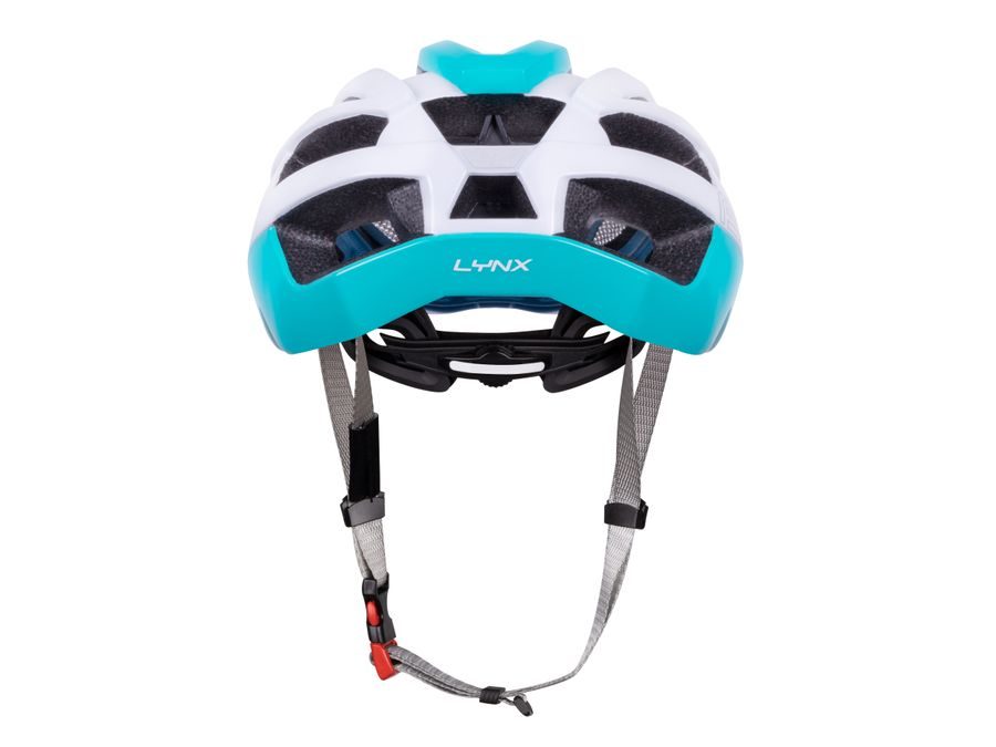Helma FORCE LYNX, bílo-tyrkysová