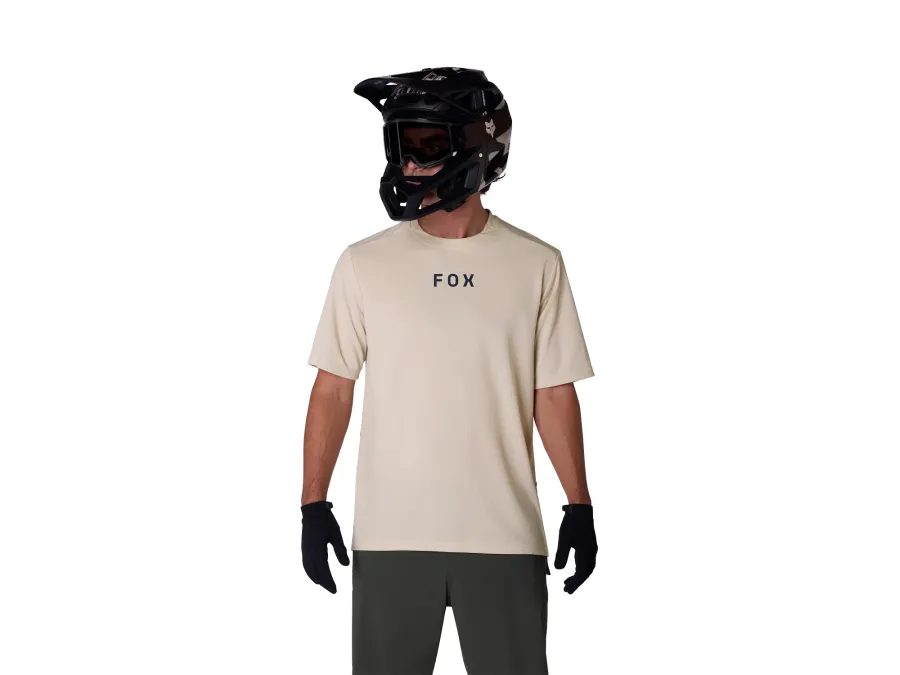 Pánský dres s krátkým rukávem FOX Ranger Wordmark Jersey, chalk white