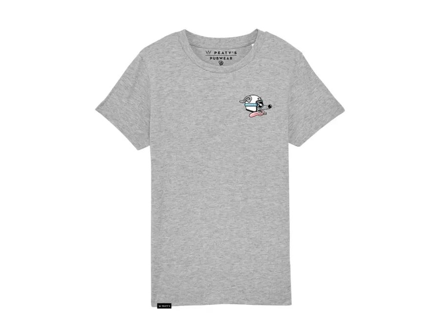 Tričko PEATY'S KIDSWEAR TRIKO S KRÁTKÝM RUKÁVEM - CAN CAN / GREY