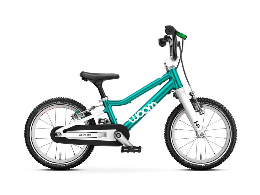 Dětské kolo Woom 2 GO 14" - Metallic Turquoise ( Tyrkysová ) 2025