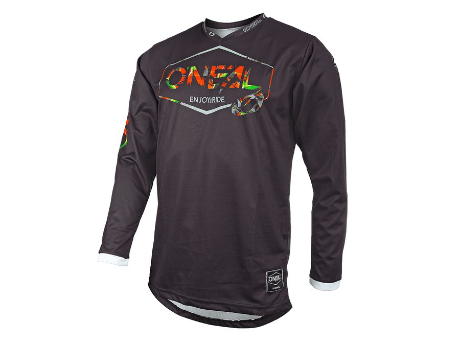 Pánský dres s dlouhým rukávem O'NEAL MAHALO LUSH, černá/multi