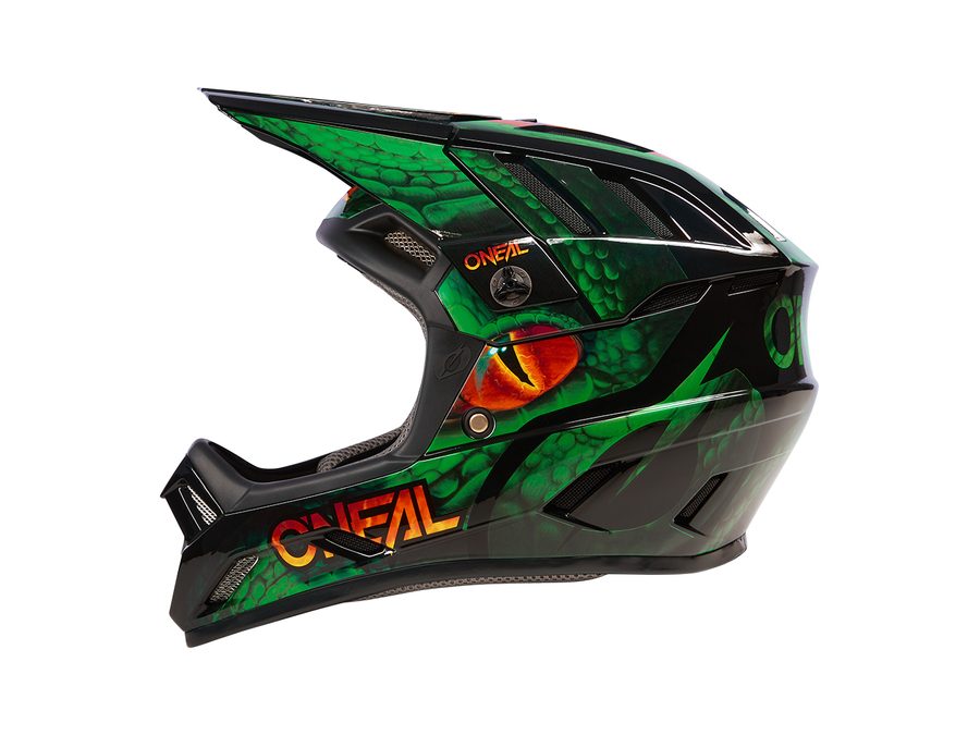 Integrální helma Oneal Backflip Viper - černo/zelená