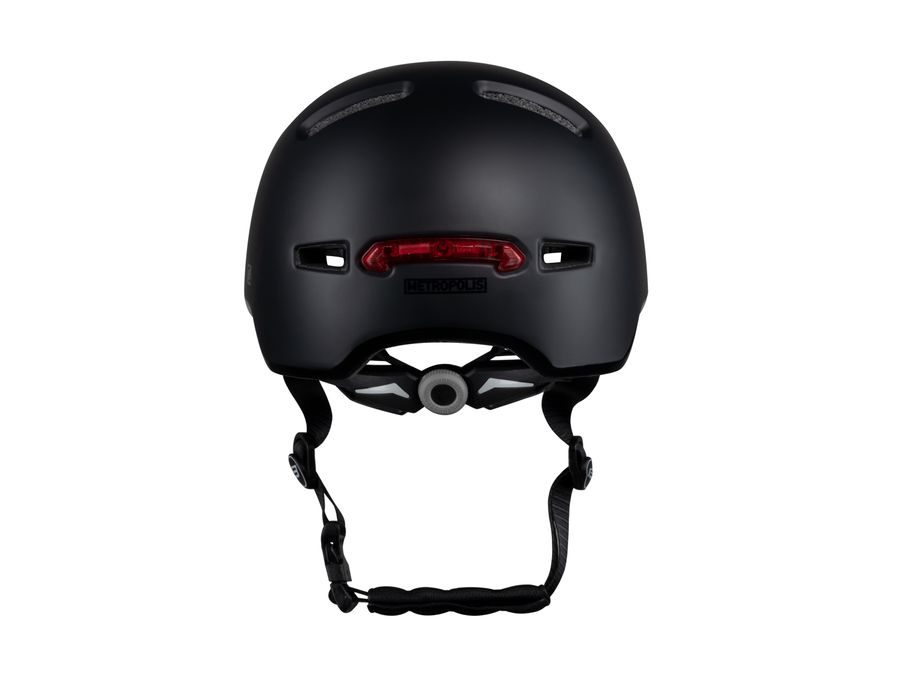 Městská helma FORCE METROPOLIS, černá matná/lesklá, UNI