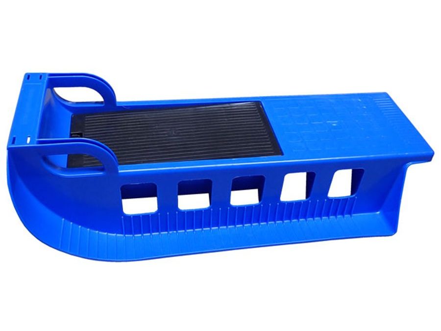 Dětské sáňky Kamzík plastové - modrý