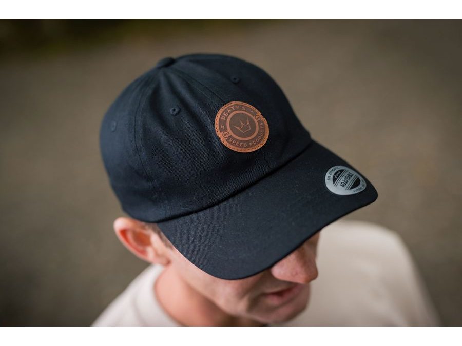 Kšiltovka PEATY'S PUBWEAR 6 PANEL CAP - SPEED PRODUCTS BADGE, black