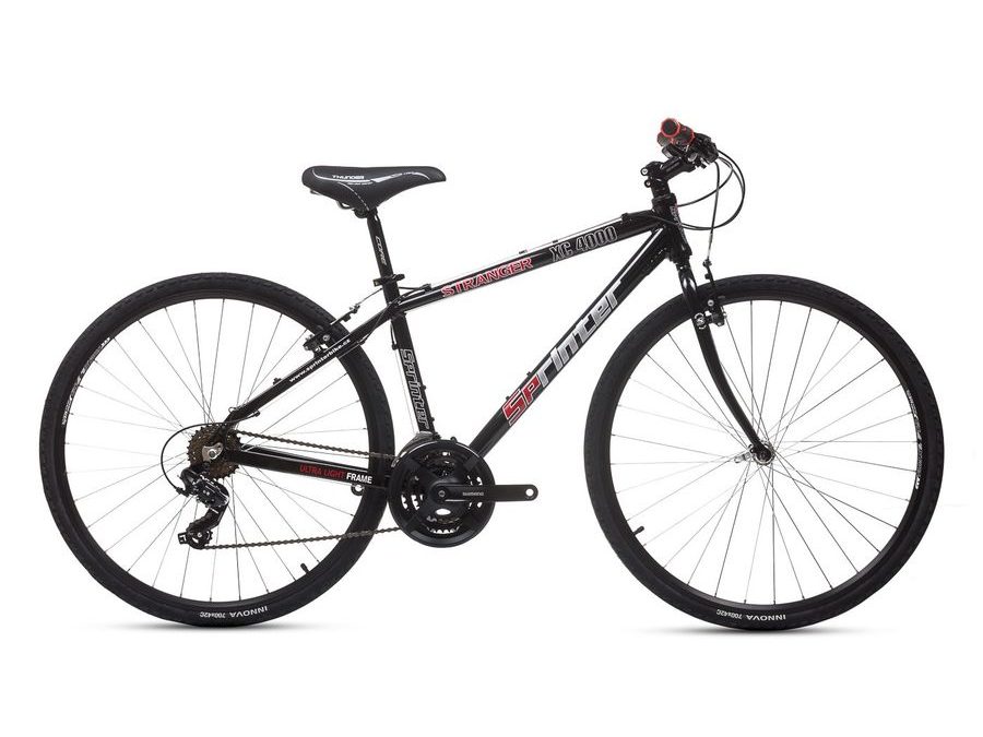 Crossové kolo Sprinter Stranger, černý lesk, Altus 7s, Ahead