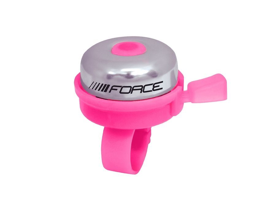 Zvonek FORCE KLASIK Fe/plast 22,2mm, růžový